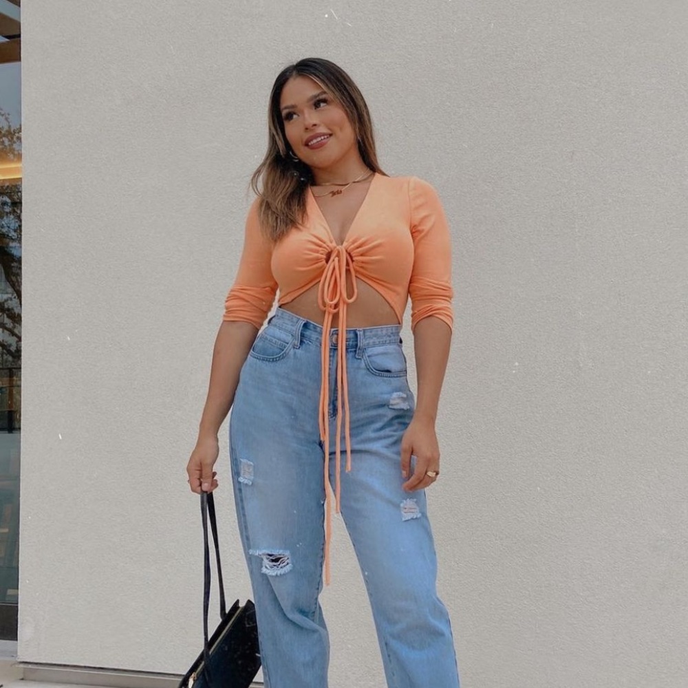 Orange top